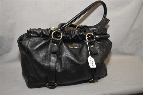 miu miu leather bag vintage|second hand miu mius.